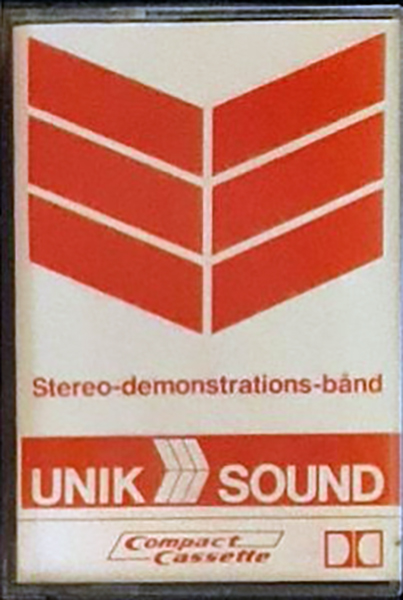 Compact Cassette Unik Sound Demonstration Tape Unknown Country