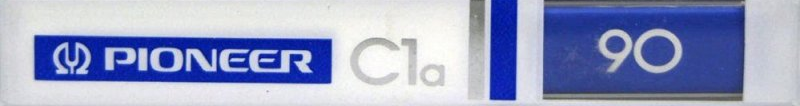 Compact Cassette Pioneer C1a 90 Type II Chrome 1982 Japan