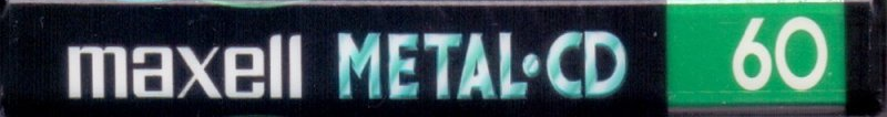 Compact Cassette Maxell Metal CD 60 Type IV Metal 1998 Europe
