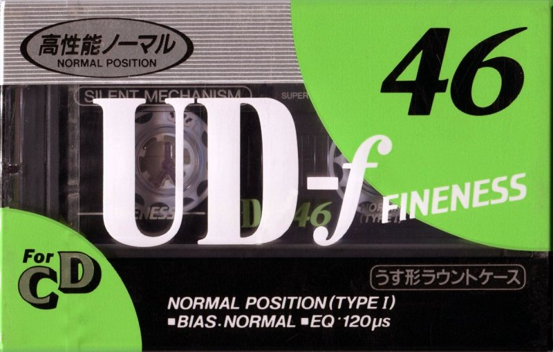 Compact Cassette Hitachi UD-f 46 Type I Normal 1990 Japan