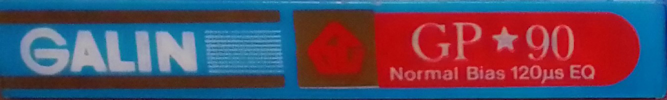 Compact Cassette Galin GP 90 Type I Normal 1989 Worldwide