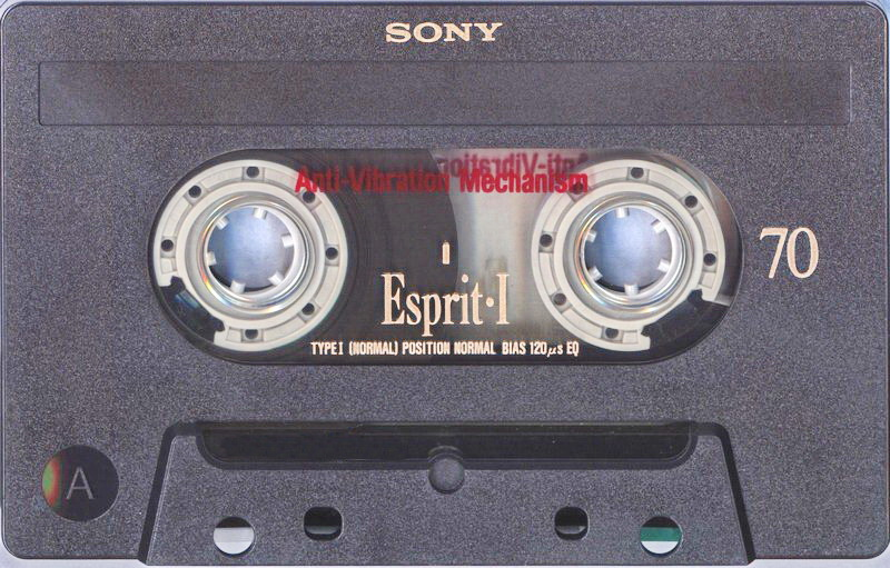 Compact Cassette Sony Esprit 70 "ESP I-70" Type I Normal 1992 Europe