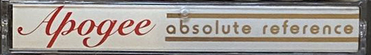 Compact Cassette Apogee 90 "001" Type II Chrome USA