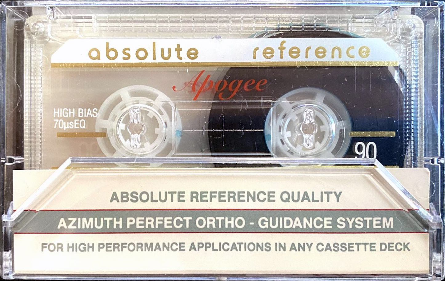 Compact Cassette Apogee 90 "001" Type II Chrome USA