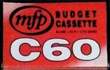 Compact Cassette mfp / Music For Pleasure Budget 60 Type I Normal Australia
