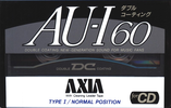 Compact Cassette AXIA AU-I 60 Type I Normal 1991 Japan