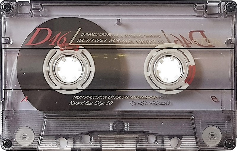 Compact Cassette TDK D 46 "D-46ES" Type I Normal 1991 USA