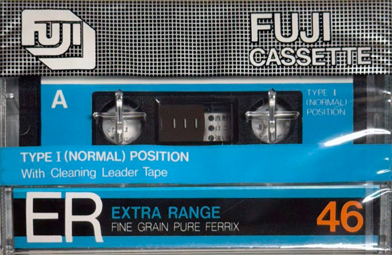 Compact Cassette Fuji ER 46 Type I Normal 1980 Japan