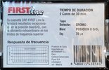Compact Cassette First Line 60 "CRF" Type II Chrome 1988 Spain