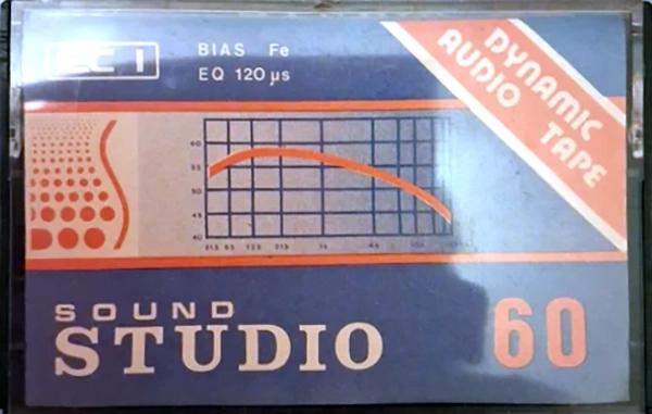 Compact Cassette Sound Studio 60 Type I Normal Unknown Country