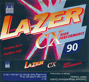 Compact Cassette: ORWO / Dessauer dmb - Lazer CX 90