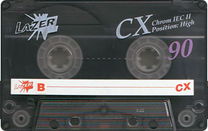 Compact Cassette dmb Lazer CX 90 Type II Chrome Europe