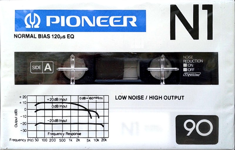 Compact Cassette Pioneer N1 90 Type I Normal 1981 Japan