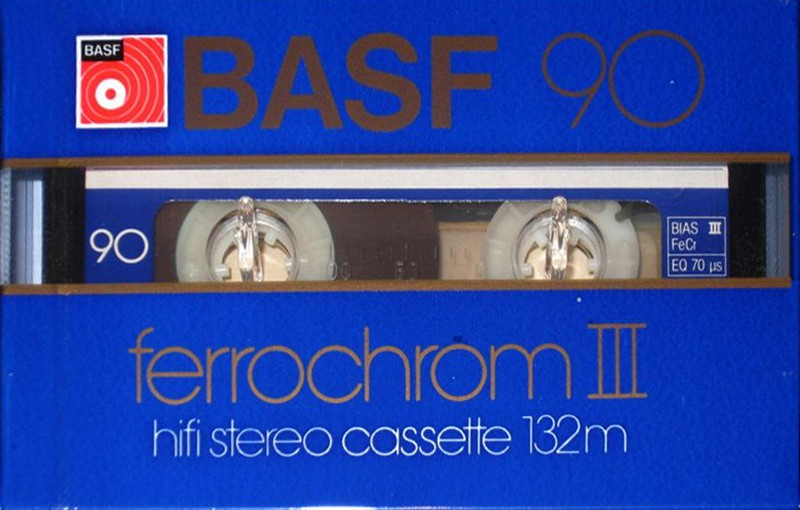 Compact Cassette BASF Ferrochrom 90 Type III Ferro Chrome 1982 Europe