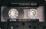 4 pack TDK AD-X 54 "AD-X54X4KS" Type I Normal 1989 Japan