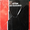 4 pack TDK AD-X 54 "AD-X54X4KS" Type I Normal 1989 Japan