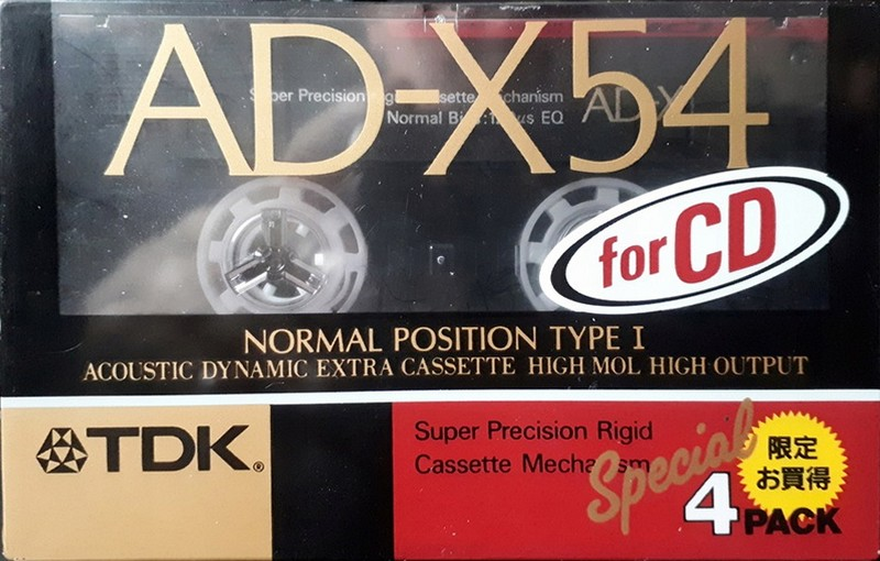 4 pack: TDK  - AD-X 54