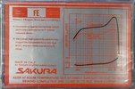 Compact Cassette Sakura F1 60 Type I Normal 1989 Italy