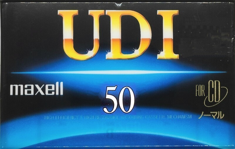 Compact Cassette Maxell UDI / UD1 50 "UD1-50G" Type I Normal 1994 Japan