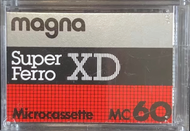 Microcassette Magna Super Ferro XD 60 Type I Normal 1979 Europe
