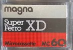 Microcassette Magna Super Ferro XD 60 Type I Normal 1979 Europe