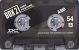 Compact Cassette AXIA Box 2 54 "BOX2B 54" Type II Chrome 1996 Japan