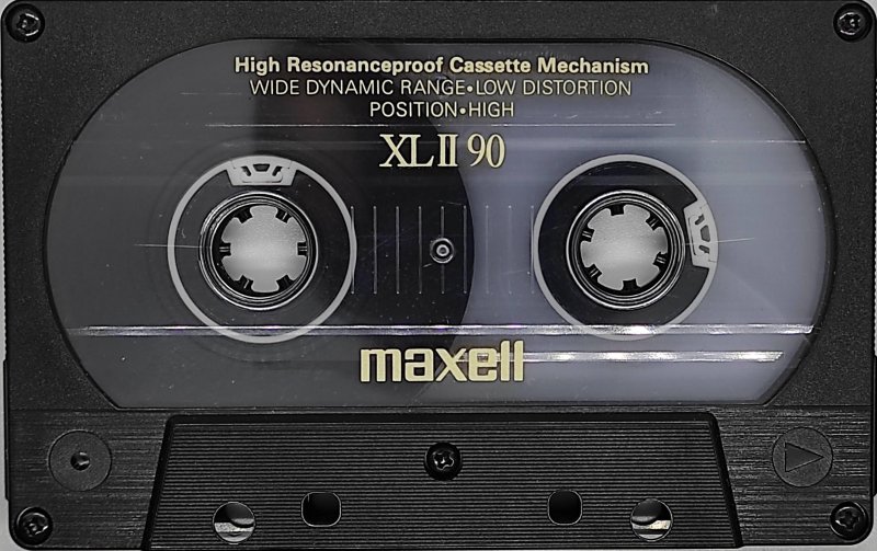Compact Cassette Maxell XLII 90 Type II Chrome 1988 North America
