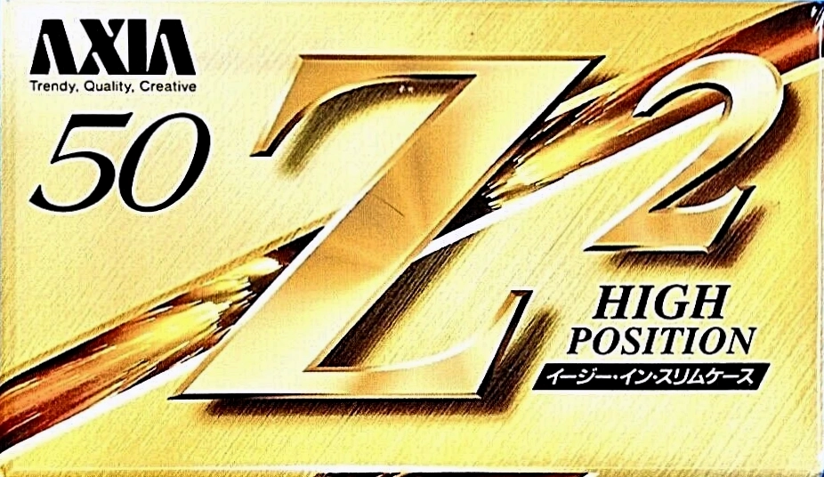 Compact Cassette AXIA Z2 50 Type II Chrome 1995 Japan
