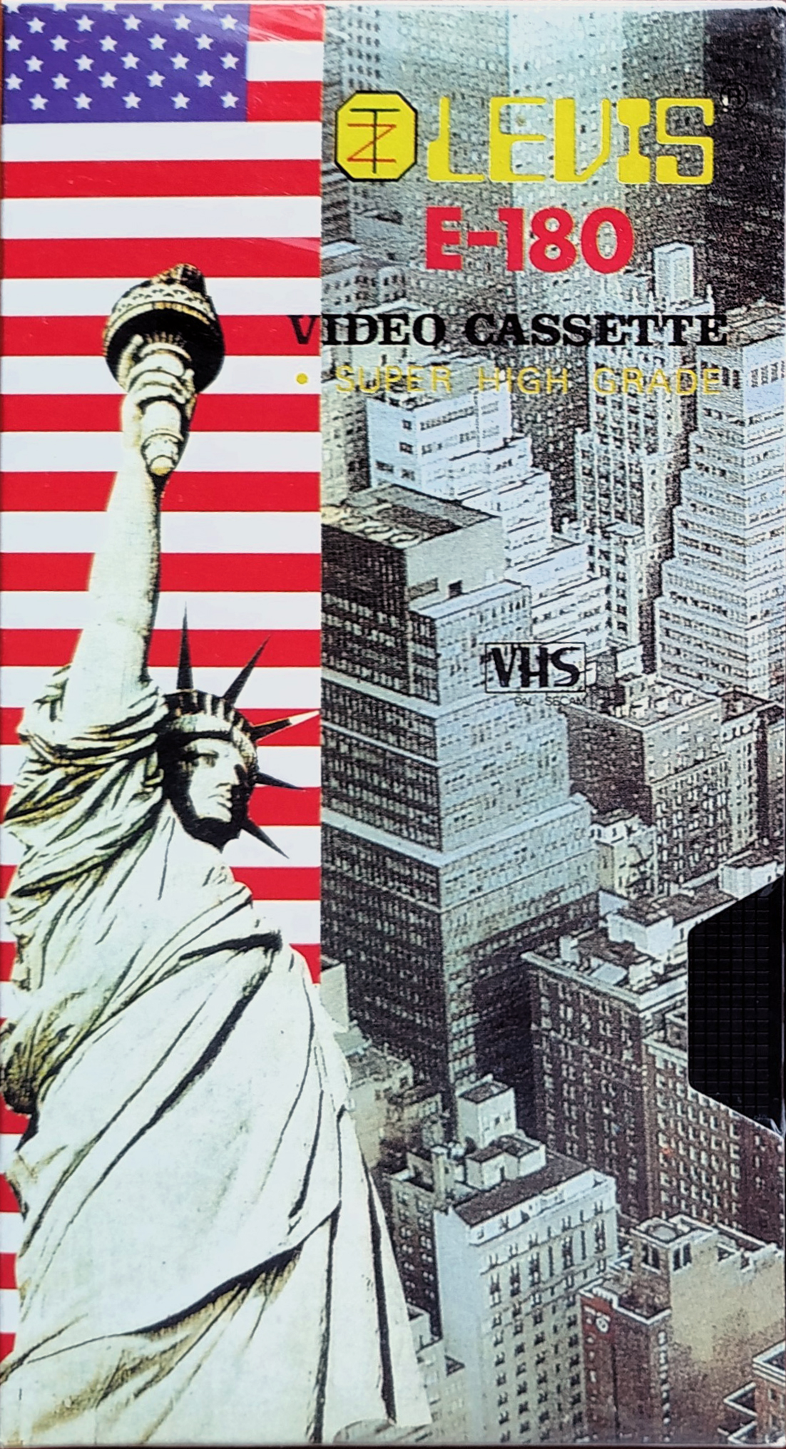 VHS, Video Home System Levis 180 Type I Normal Hong Kong