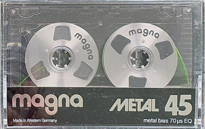 Compact Cassette Magna Metal 45 Type IV Metal 1985 Europe