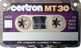 Minicassette Certron 30 "Memotape" Type I Normal 1978 USA