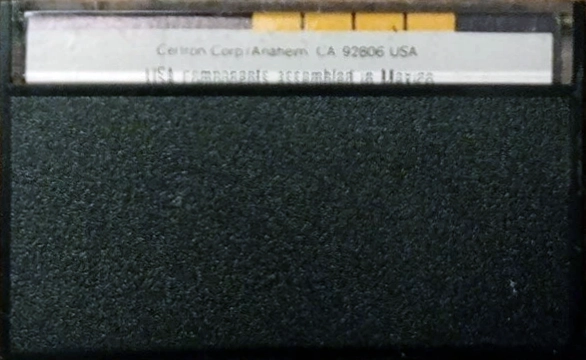Minicassette Certron 30 "Memotape" Type I Normal 1978 USA