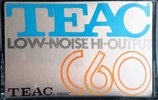 Compact Cassette Teac 60 Type I Normal 1977 Japan