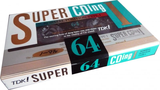 Compact Cassette TDK Super CDing 1 64 "SCD1-64A" Type I Normal 1993 Japan
