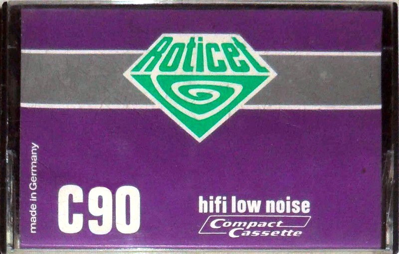 Compact Cassette Roticet 90 Type I Normal 1975 Germany