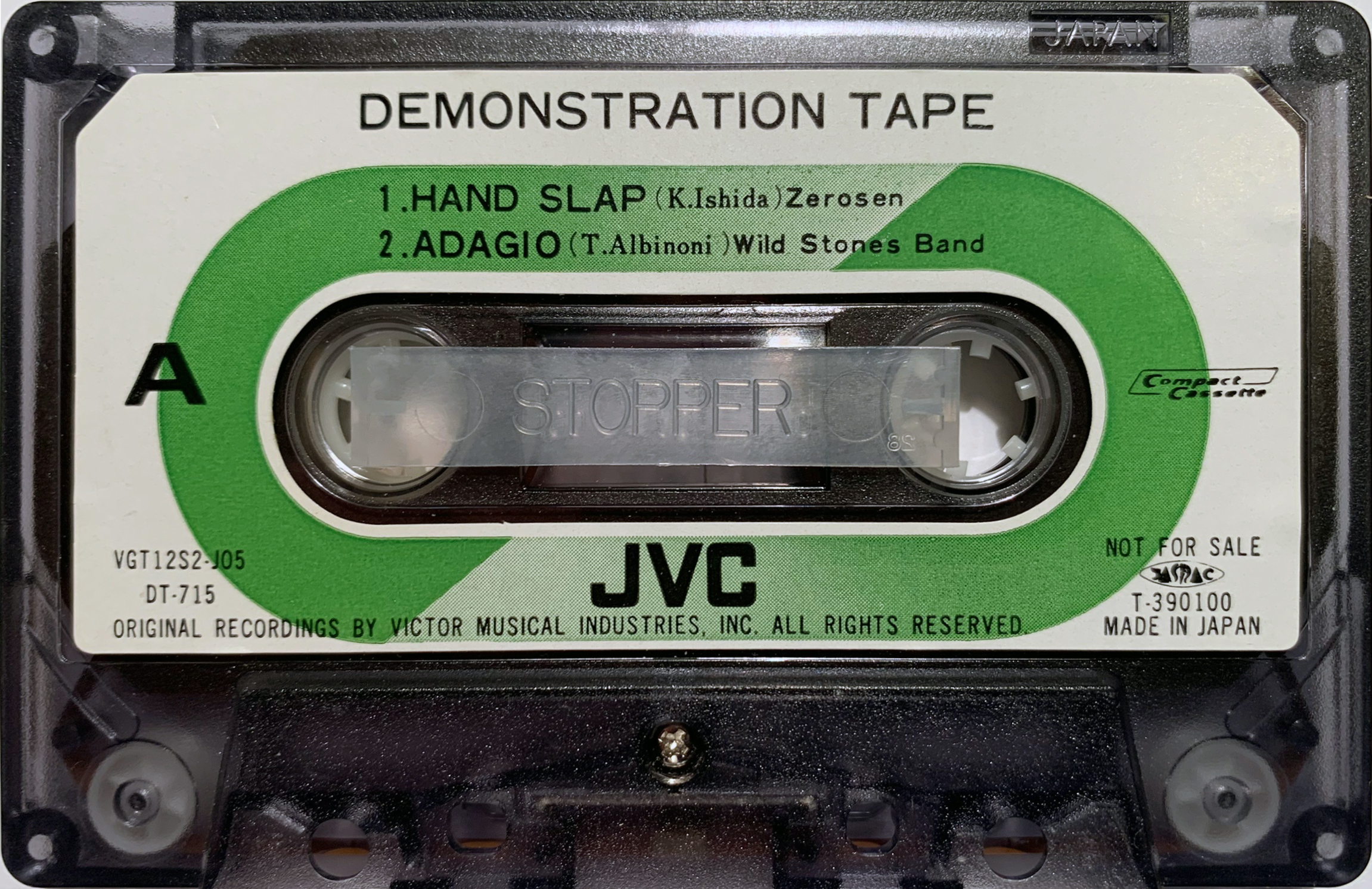 Compact Cassette JVC "DT-715" Demonstration Tape Japan