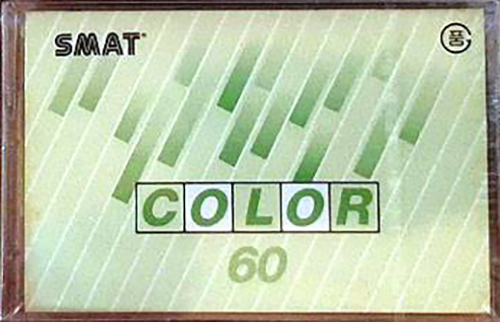 Compact Cassette Smat Color 60 Type I Normal 1986 South Korea