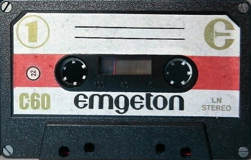 Compact Cassette Emgeton LN Stereo 60 Type I Normal 1980 Czechoslovakia