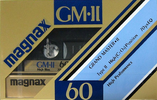 Compact Cassette Magnax GM-II 60 "Grand Master II" Type II Chrome 1983 Japan
