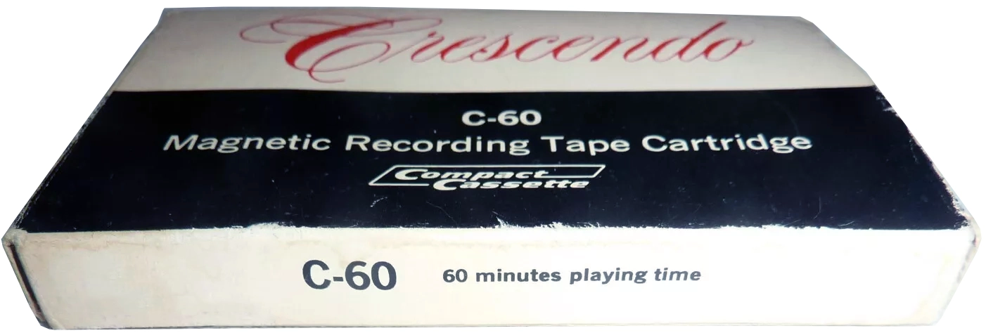 Compact Cassette Crescendo 60 Type I Normal 1970 USA