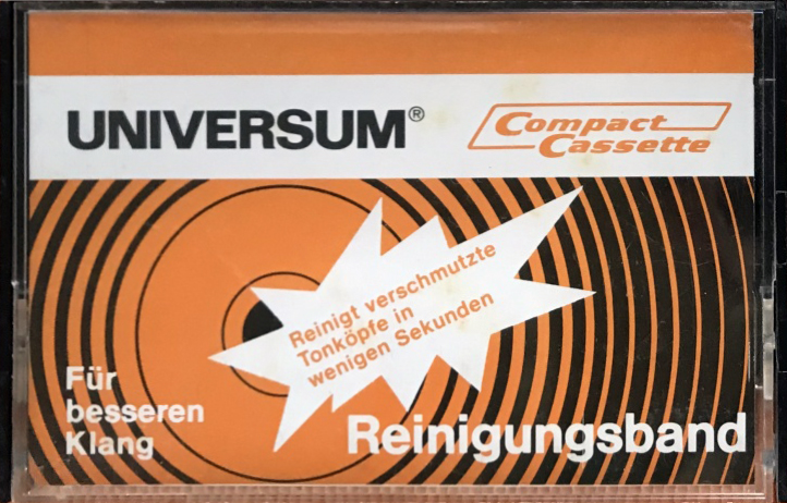 Compact Cassette Universum Cleaning Cassette 1977 Europe