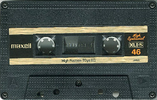 Compact Cassette Maxell XLII-S 46 Type II Chrome 1982 Japan