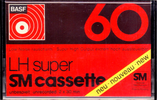 Compact Cassette BASF LH Super 60 "Oval Window" Type I Normal 1974 Europe