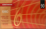 Compact Cassette Continent / Continente Ferro 90 Type I Normal Europe