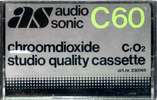 Compact Cassette Audio Sonic 60 Type II Chrome 1980 Europe