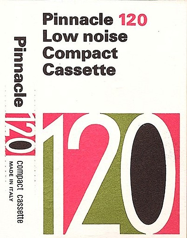 Compact Cassette Pinnacle 120 Type I Normal Italy
