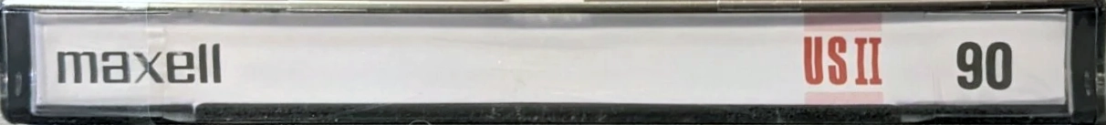 Compact Cassette Maxell US 90 "US II" Type II Chrome 1991 North America