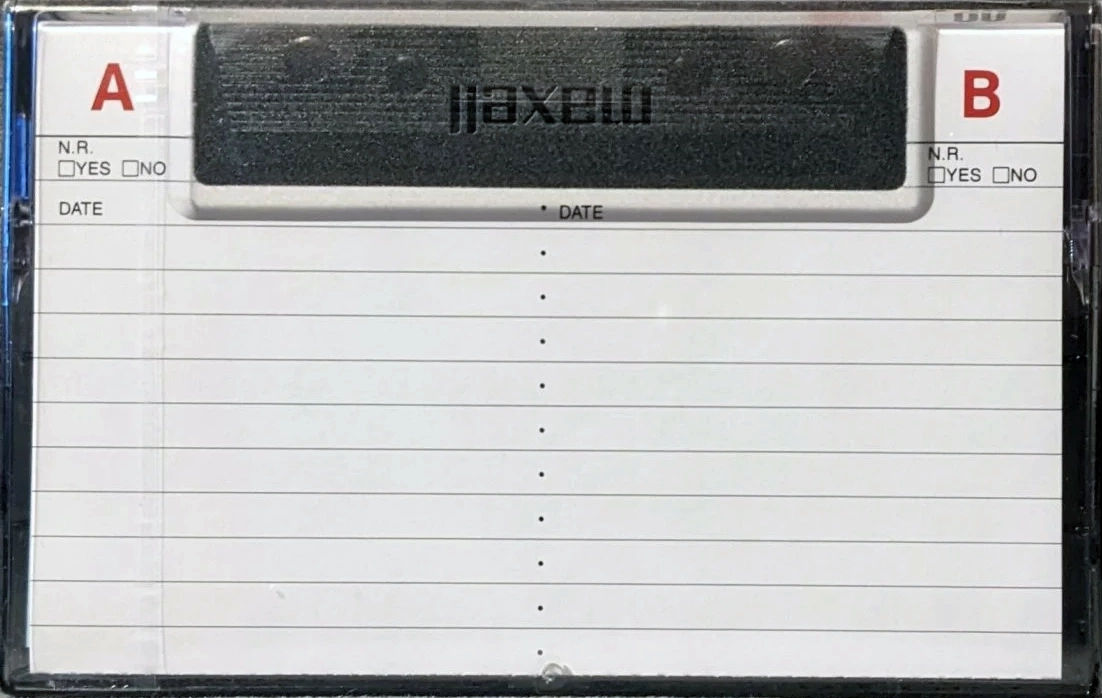Compact Cassette Maxell US 90 "US II" Type II Chrome 1991 North America