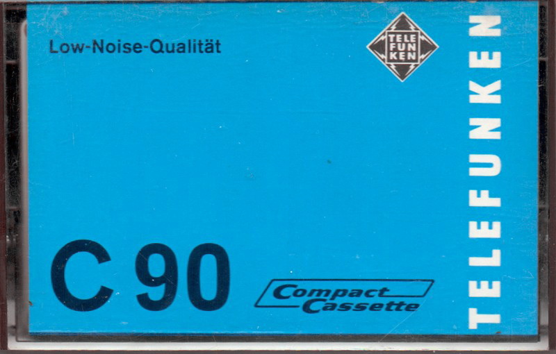 Compact Cassette Telefunken 90 Type I Normal 1972 Germany