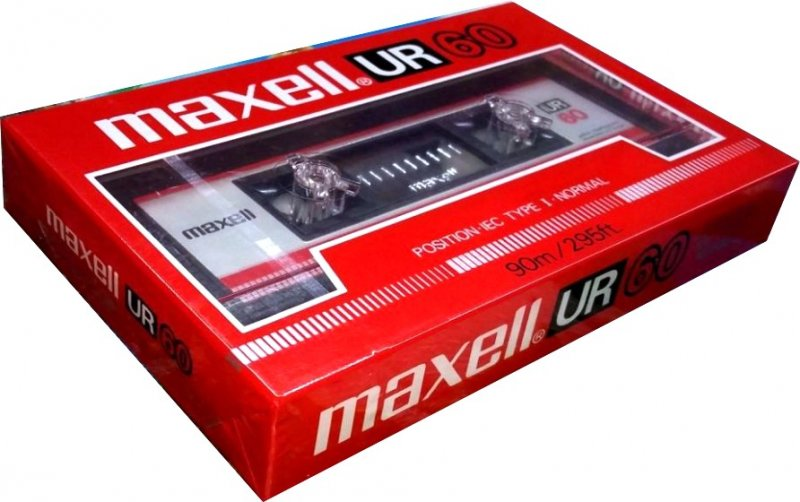 Compact Cassette Maxell UR 60 Type I Normal 1986 USA